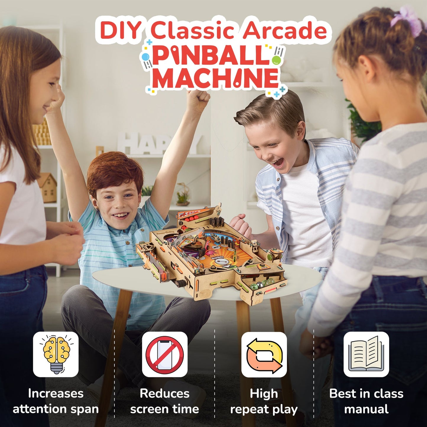 Pinball Machine DIY STEAM Game