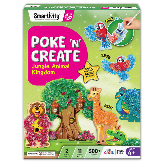 POKE 'N' CREATE - Jungle Animal Kingdom