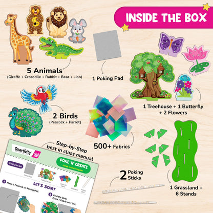 POKE 'N' CREATE - Jungle Animal Kingdom