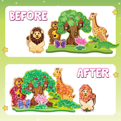 POKE 'N' CREATE - Jungle Animal Kingdom